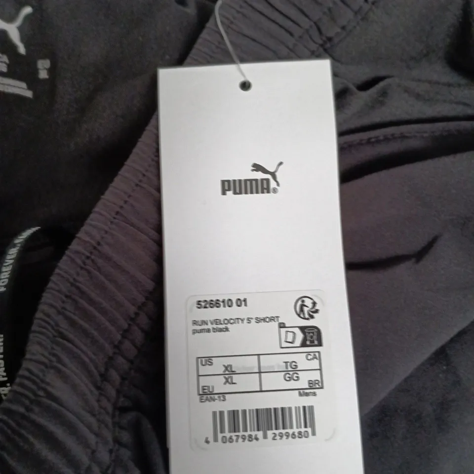 PUMA RUN VELOCITY 5 SHORT – BLACK, UK XL (US XL)
