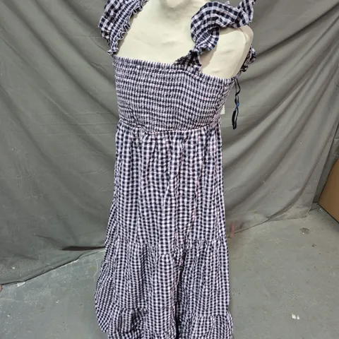 NOBODY'S CHILD MAYA DRESS – BLUE & PINK CHECK, UK 14 (EU 42, USA 10) GIRLS