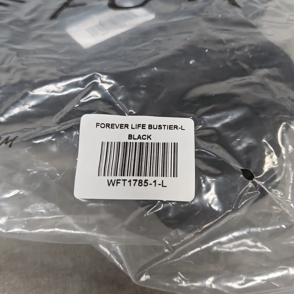 WHITE FOX FOREVER LIFE BUSTIER LARGE BLACK