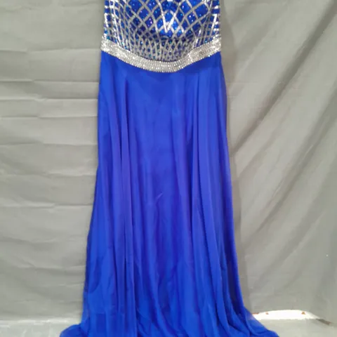 INTRIGUE BY BLUSH BLUE EMBELLISHED OCCASIONAL DRESS - 6