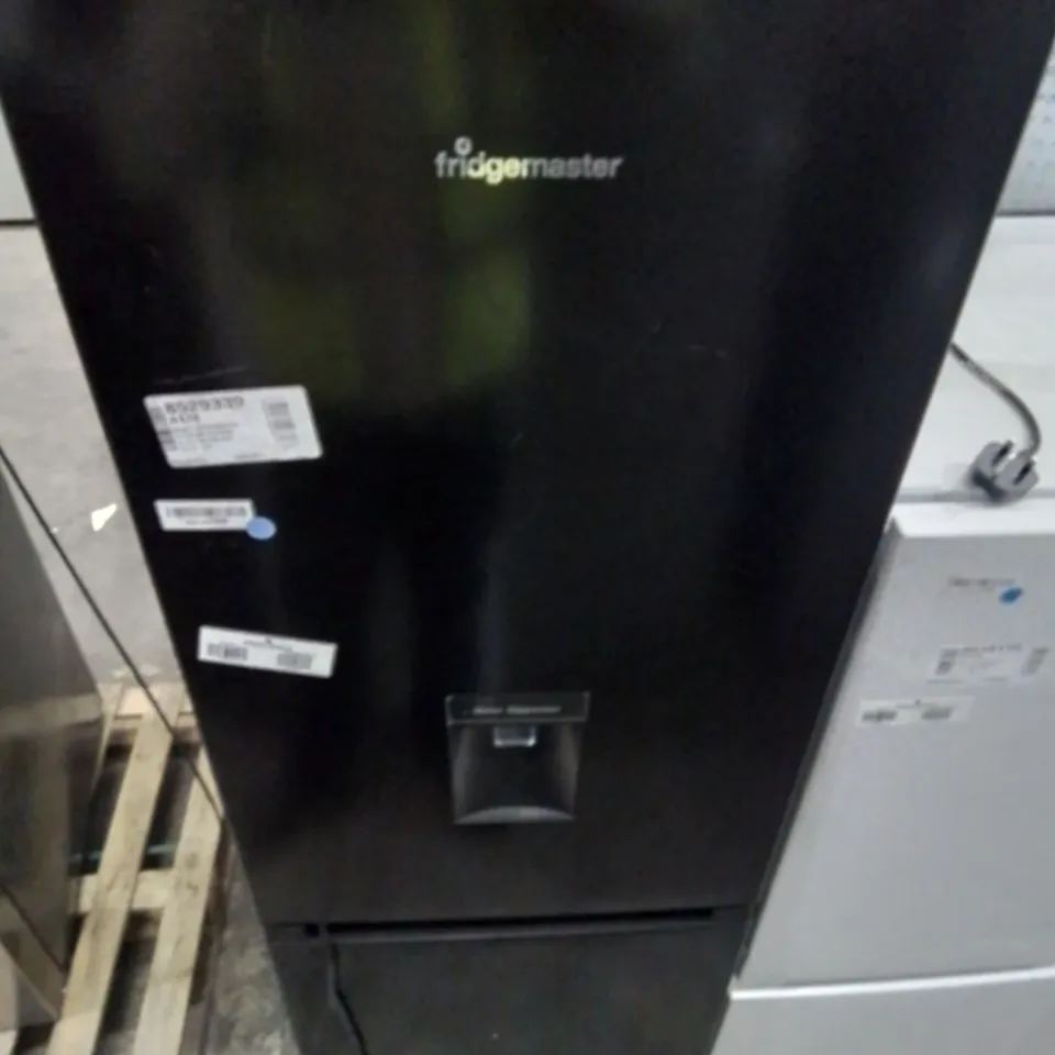 FRIDGEMASTER TALL STANDING FRIDGE FREEZER IN BLACK MC55251DEB - UNPROCESSED RAW RETURN