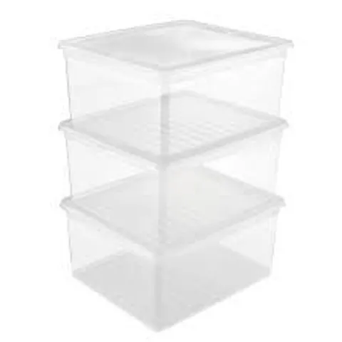 BOXED KEEEPER CLEARBOX SET (SET OF 3) - 1 BOX