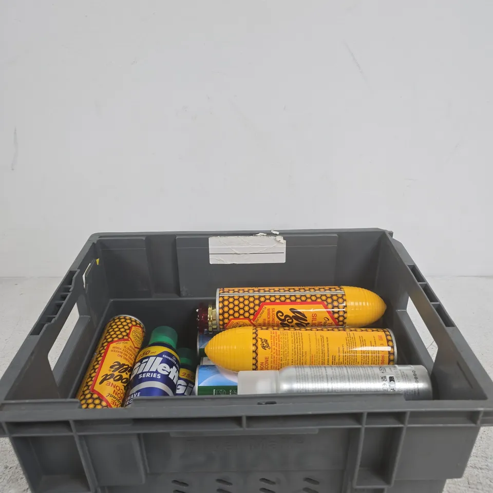 APPROXIMATELY 15 ASSORTED ITEMS INCLUDING AMEERAT AL ARAB AIR FRESHENER, GILETTE SHAVE PROTECTION AND DETTOL DISINFECTANT SPRAY
