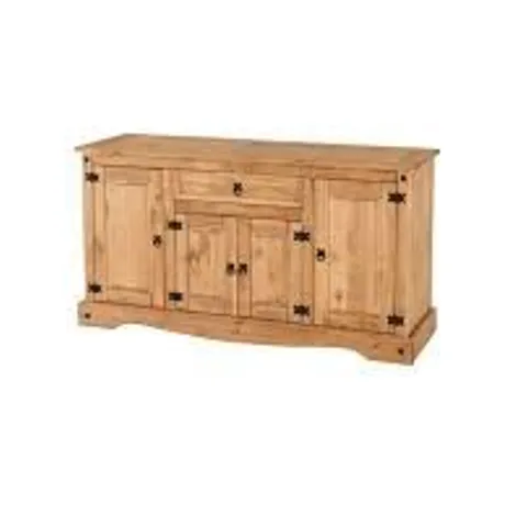 BOXED CORONA SIDEBOARD, DISTRESSED WAX PINE