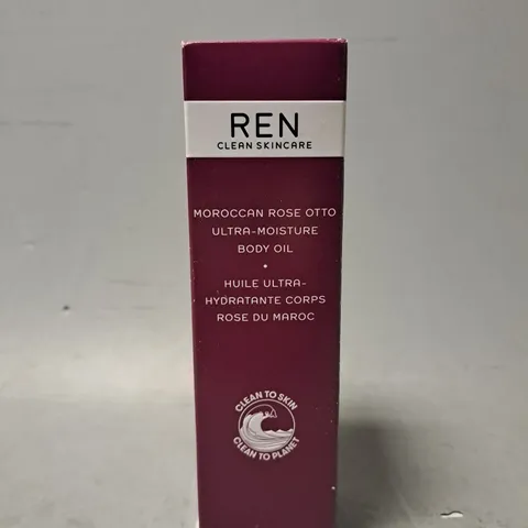 BOXED REN MOROCCAN ROSE OTTO ULTRA MOISTURE BODY OIL