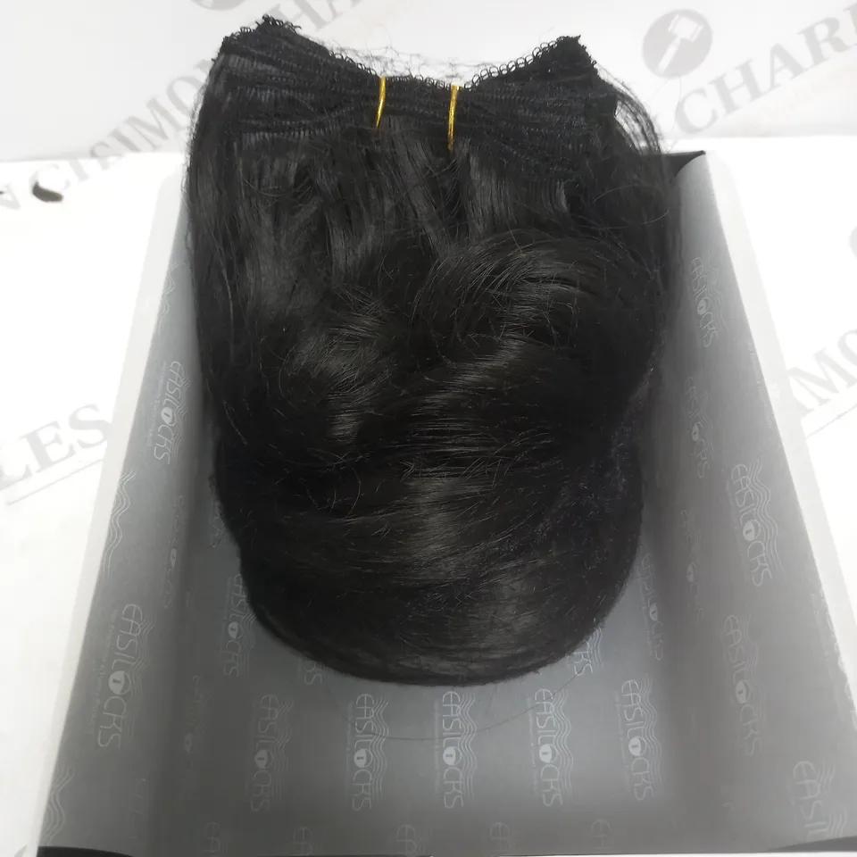 BOXED EASILOCKS EXTRA VOLUME SIDE PIECES - EBONY