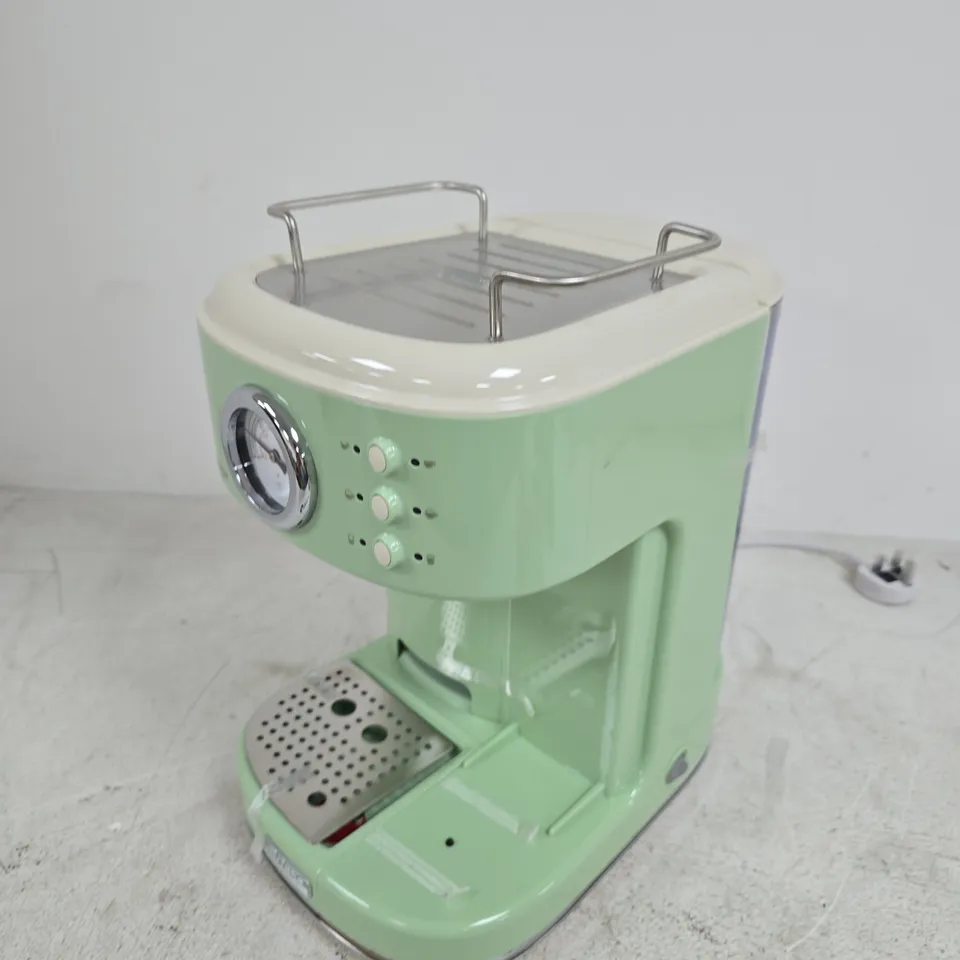 ARIETE VINTAGE MINT GREEN ESPRESSO MACHINE