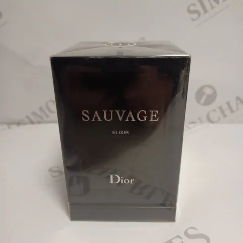 BOXED AND SEALED DIOR SAUVAGE ELIXIR VAPORISATEUR SPRAY 60ML