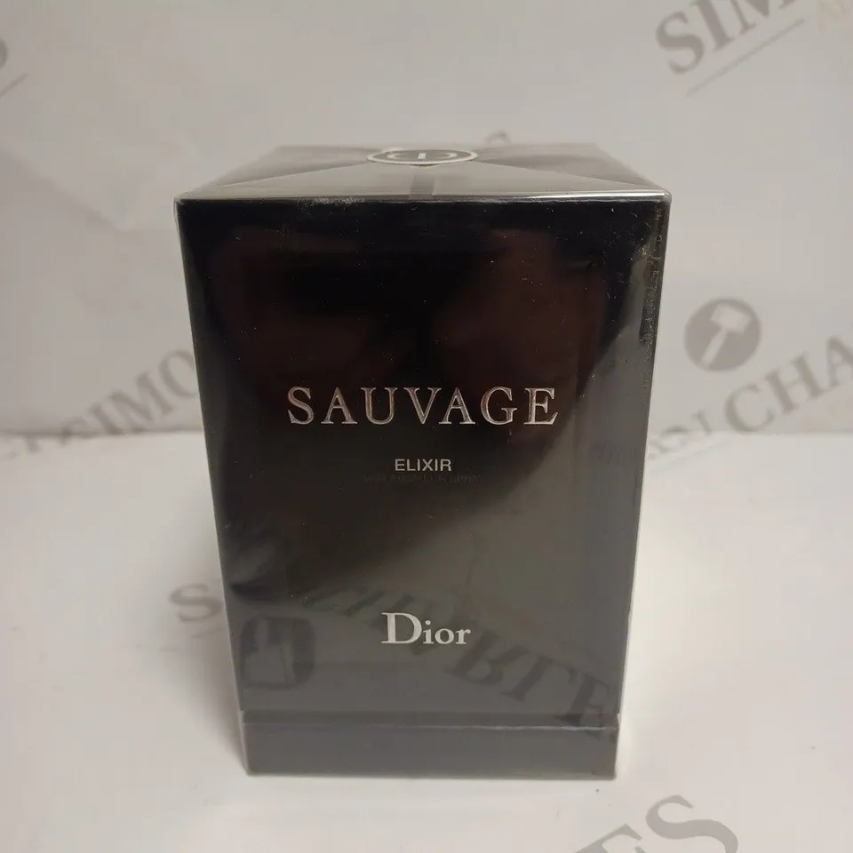 BOXED AND SEALED DIOR SAUVAGE ELIXIR VAPORISATEUR SPRAY 60ML 