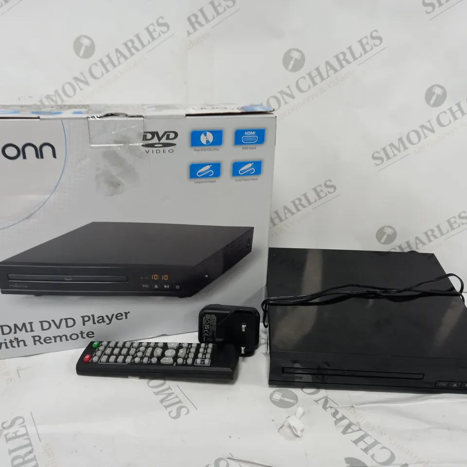 BOXED ONN HDMI DVD PLAYER IN BLACK