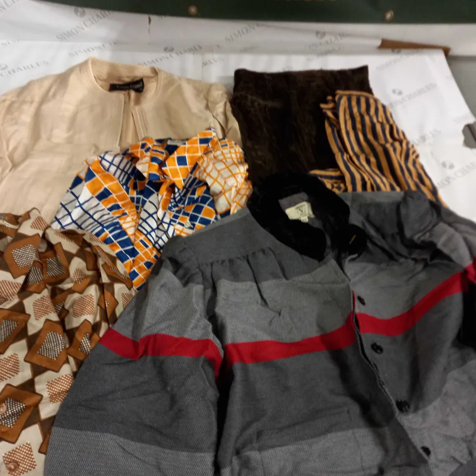 LARGE QUANTITY OF ASSORTED CLOTHING ITEMS TO INCLUDE VALENTINO AND LOUIS FERAUD
