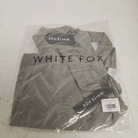 WHITE FOX I'LL ALWAYS BE YOURS HALTER TOP – PETROL, SIZE S