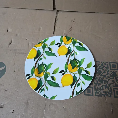BOX OF APPROXIMATELY 6 LEMON TREE SIDE PLATE 