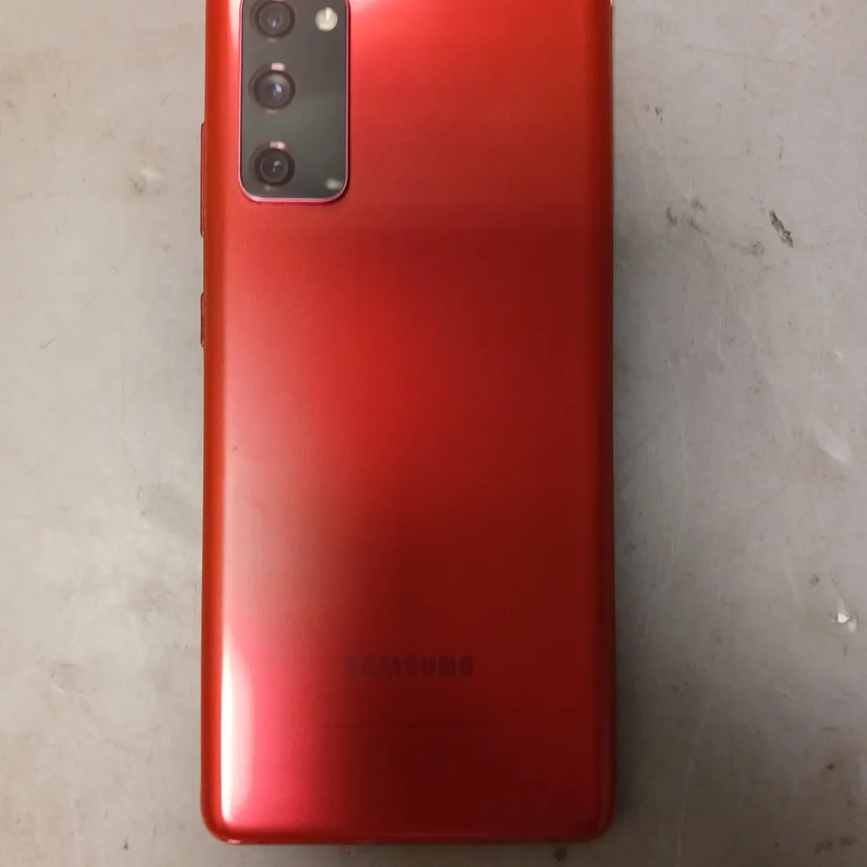SAMSUNG GALAXY S20 FE 5GMOBILE PHONE IN METALLIC BURNT ORANGE