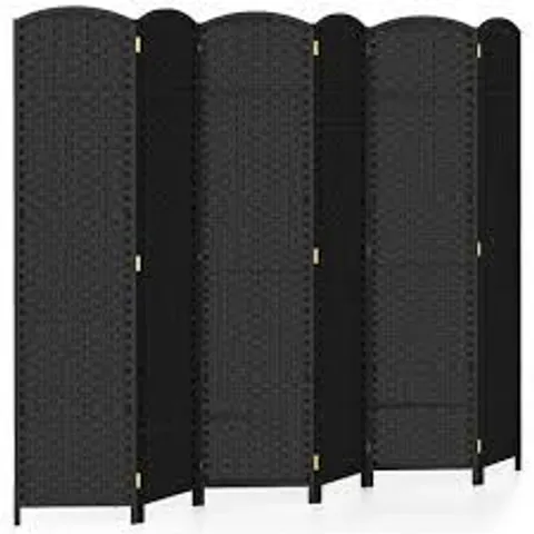 BOXED COSTWAY 6 PANEL HAND WOVEN FOLDING ROOM DIVIDER