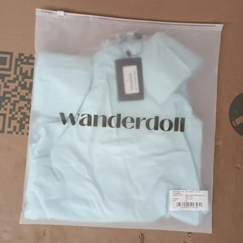 BAGGED WANDERDOLL ASHTIN SLEEVELESS BODYSUIT IN BABY BLUE SIZE XL