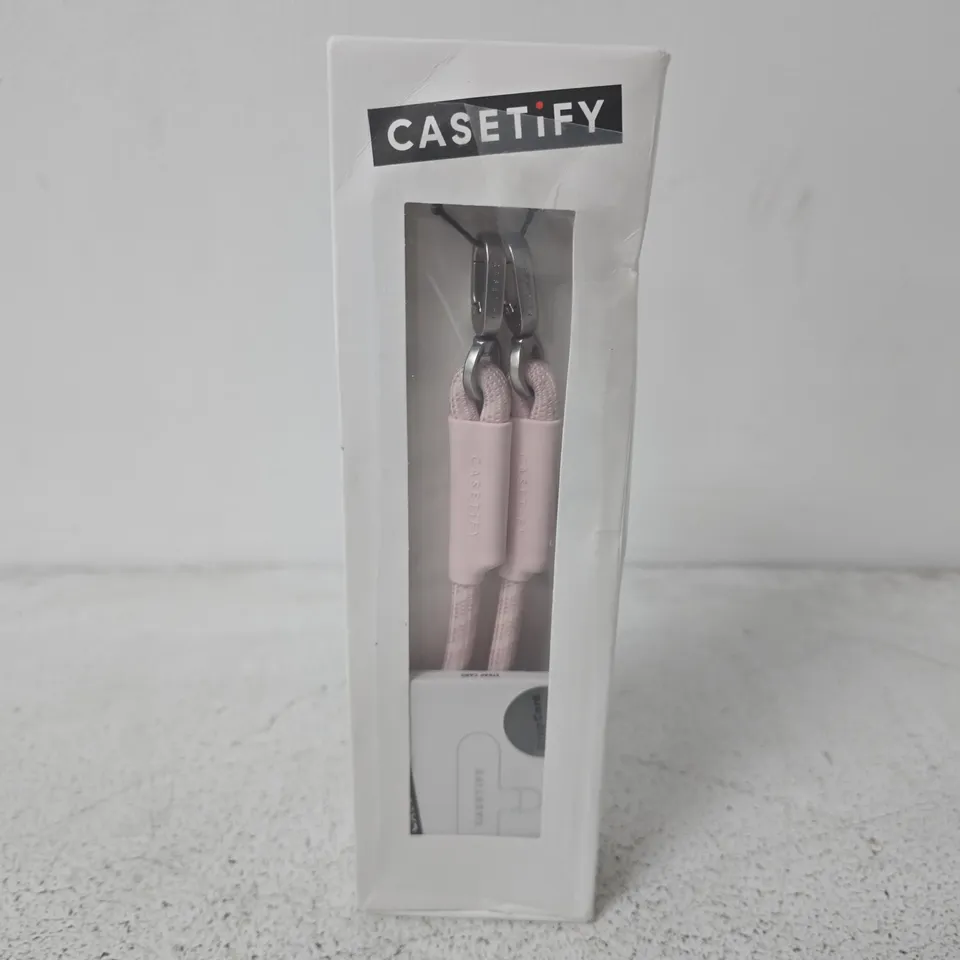 BOXED CASETIFY ROPE CROSS-BODY STRAP BLUSH PINK