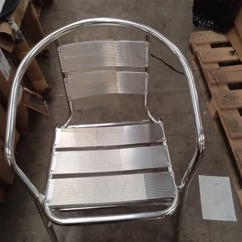 BOXED 3 STEEL CHAIRS 