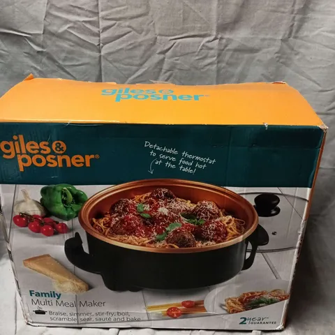 GILES & POSNER FAMILY MULTI MEAL MAKER