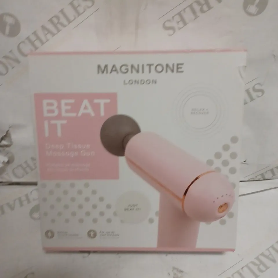 MAGNITONE BEAT IT DEEP TISSUE MASSAGE GUN - PINK