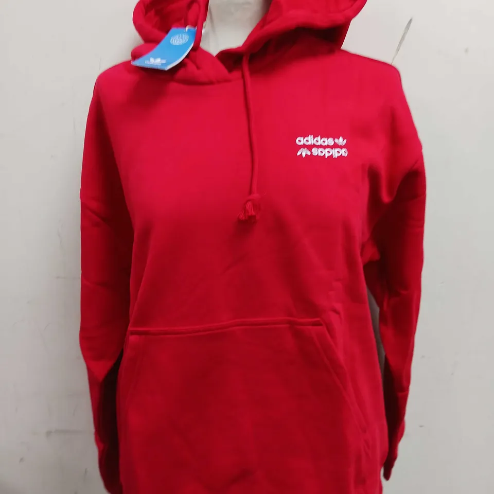 ADIDAS RED JUMPER - SIZE SMALL
