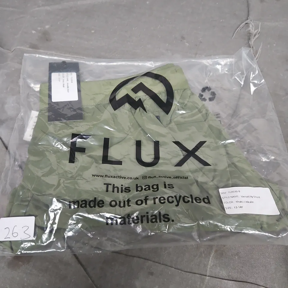 FLUX VERSATILITY SHORT – KHAKI, 13–14Y 