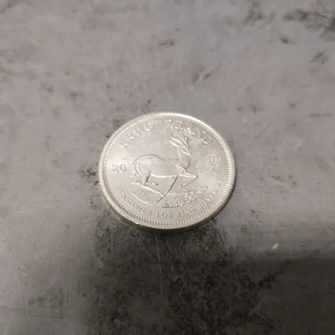 2022 SOUTH AFRICAN 1OZ SILVER KRUGERRAND COIN 