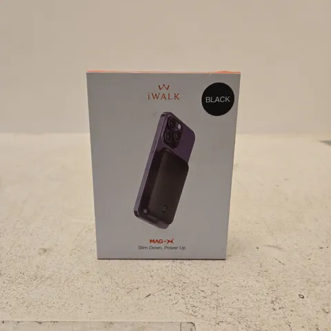 IWALK BLACK MAG-X PORTABLE CHARGER SLIM 5000 MAH