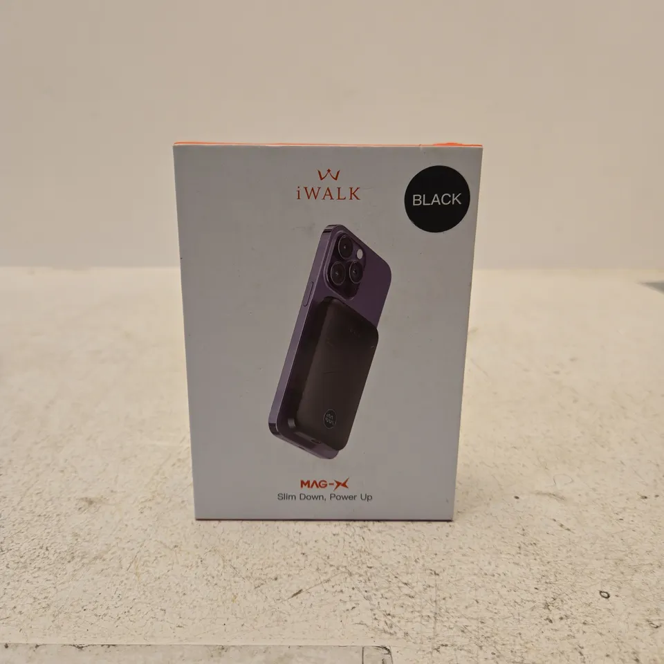 IWALK BLACK MAG-X PORTABLE CHARGER SLIM 5000 MAH