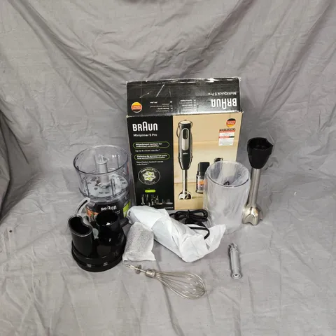 BOXED BRAUN MULTIQUICK 5 PRO HAND BLENDER - BLACK