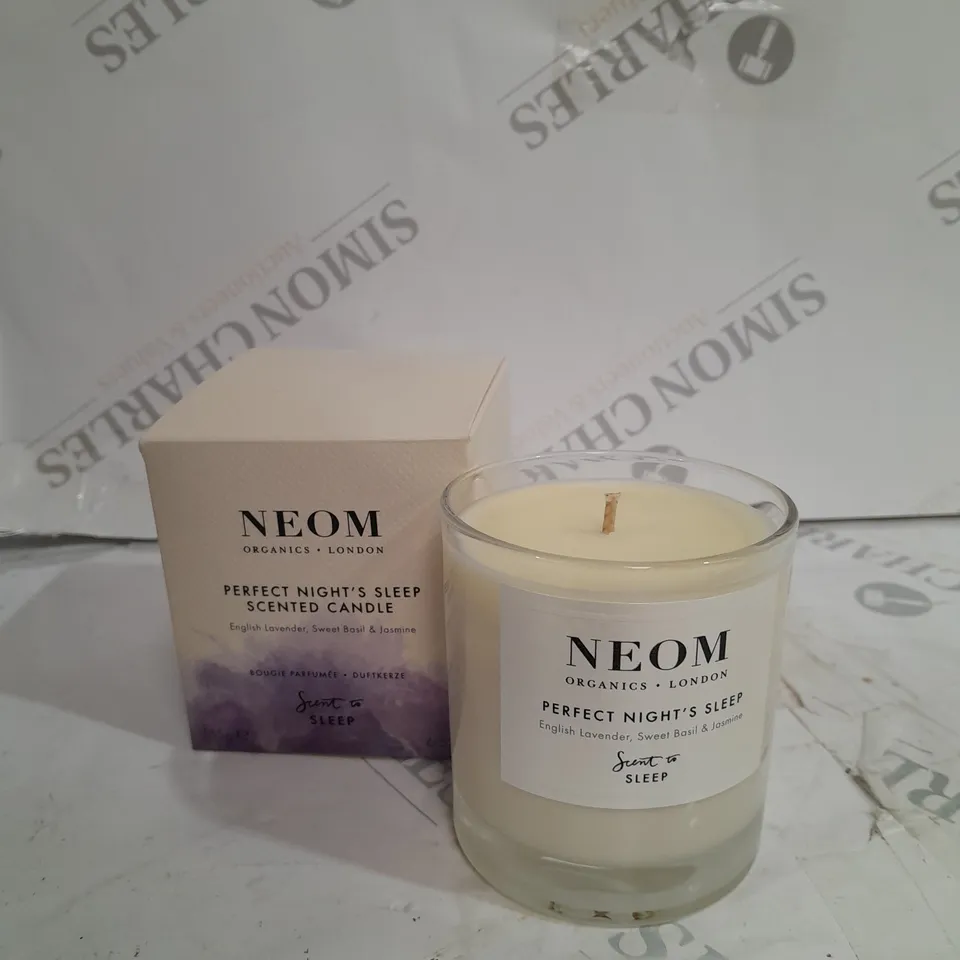 NEOM ORGANICS LONDON – TRANQUILLITY SCENTED CANDLE – SCENT TO SLEEP 