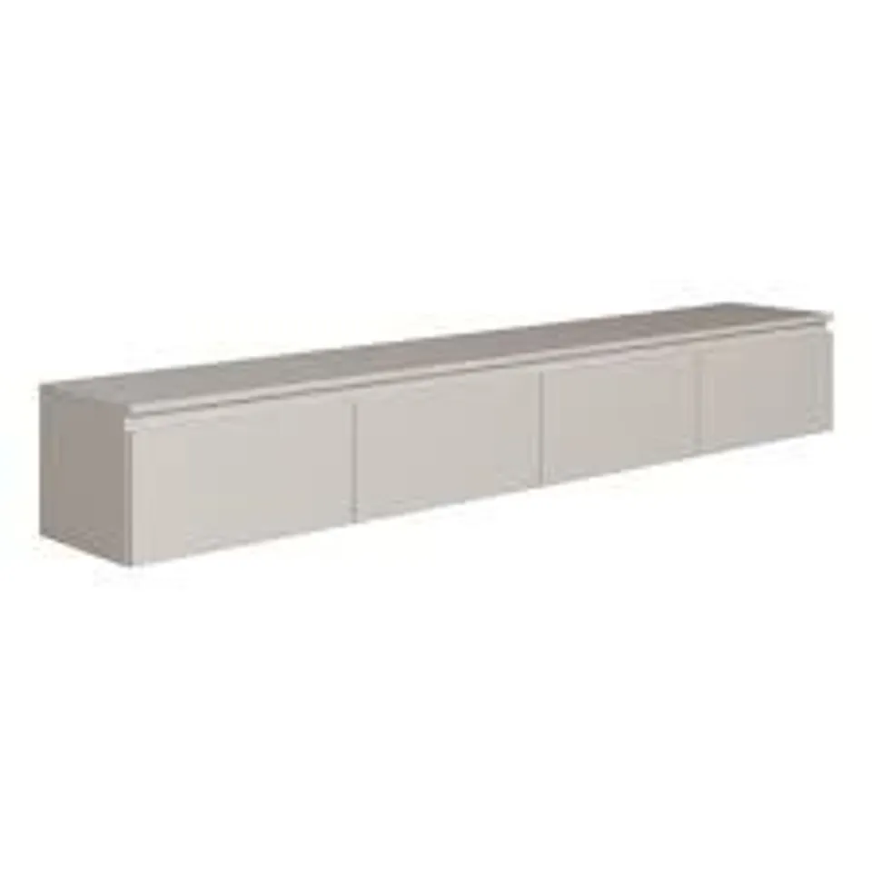BOXED SYVANNA 200cm WALL-MOUNTED TV CABINET (2 BOXES)