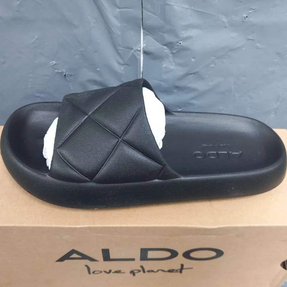 BOXED ALDO ERERAS BLACK JELLY/RUBBER LADIES SIZE 4.5