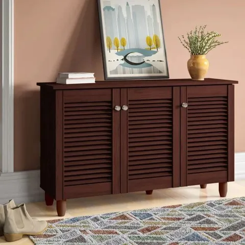 BOXED MORGAN 15 PAIR SHOE STORAGE CABINET