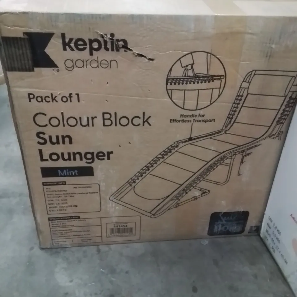 BOXED KEPLIN PACK OF 1 SUN LOUNGER MINT