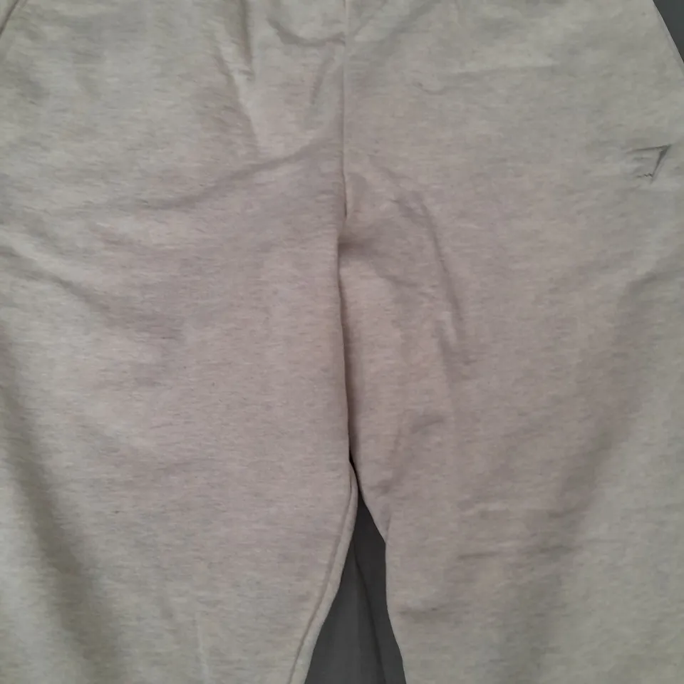 GYM SHARK REST DAY SWEATS JOGGERS IN BEIGE SIZE MEDIUM