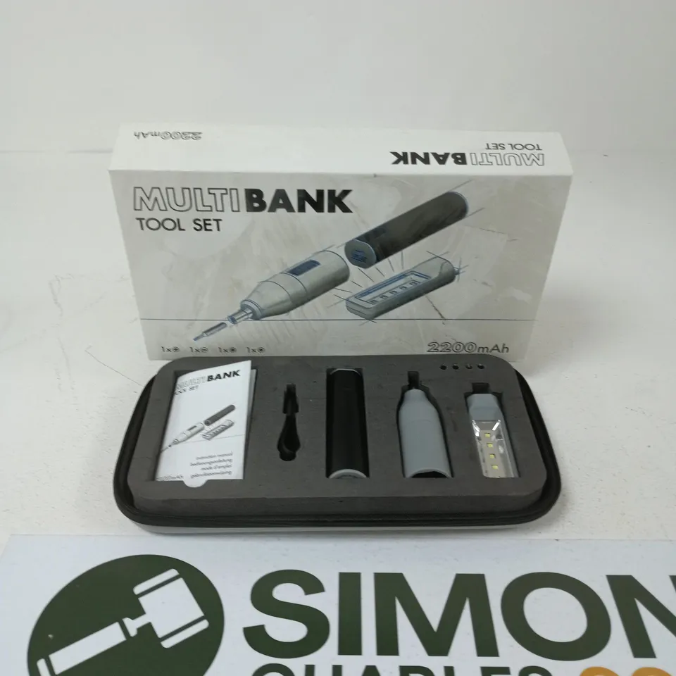 MULTI BANK 2200MAH CORDLESS TOOL SET 