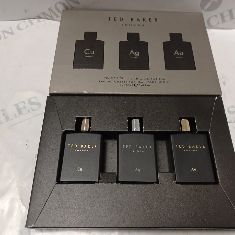 TED BAKER TONICS TRIO EAU DE TOILETTE RRP £25