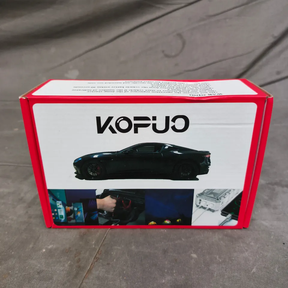 KOPUO JUMP STARTER – RED PORTABLE CAR BATTERY BOOSTER (BOXED)