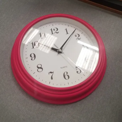 PINK WALL CLOCK