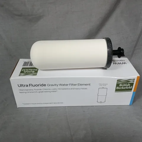 BOXED BRITISH BERKEFELD ULTRA FLUORIDE GRAVITY WATER FILTER ELEMENT