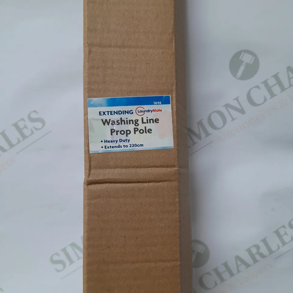 EXTENDABLE BLACK HEAVY DUTY WASHING LINE POLE