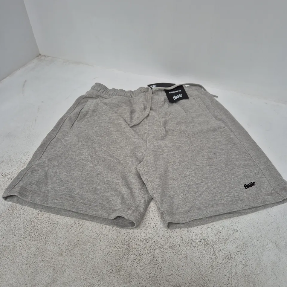 PULL & BEAR GREY SWEAT SHORTS – MEN'S, STANDARD FIT - SIZE M