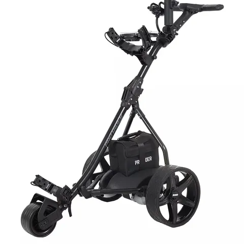 BOXED PRORIDER ELECTRIC GOLF TROLLEY BLACK/BLACK - COLLECTION ONLY