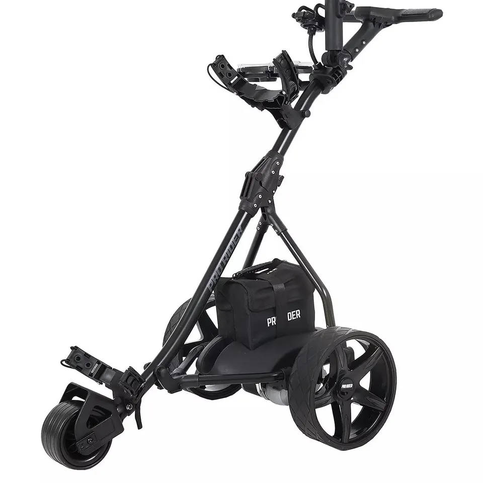 BOXED PRORIDER ELECTRIC GOLF TROLLEY BLACK/BLACK - COLLECTION ONLY