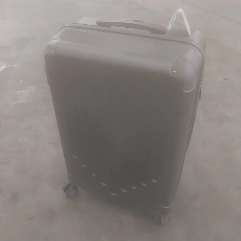 BOXED SUITCASE - SILVER