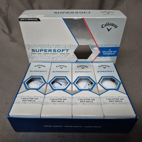 CALLAWAY SUPER SOFT SET OF 12 GOLF BALLS