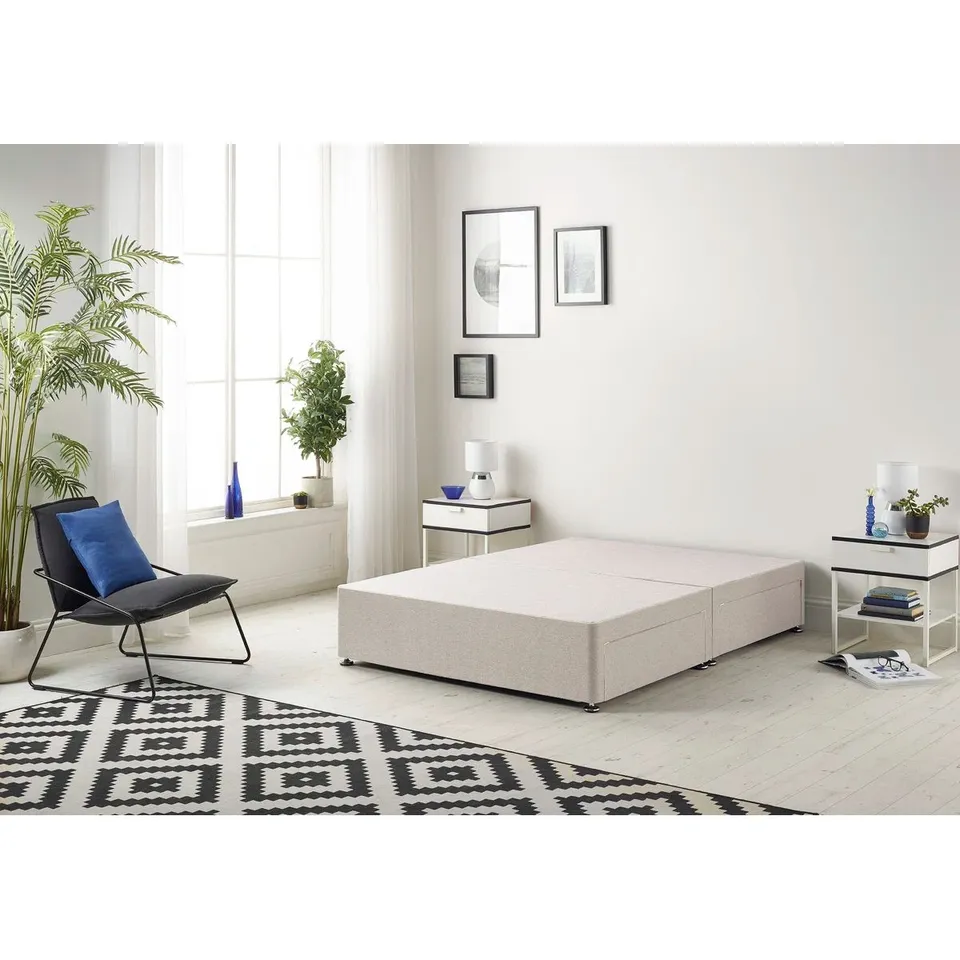SEALED DENNISHIA DIVAN BED BASES (2 BASES)