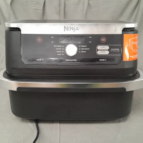 BOXED NINJA 10.4L FOODI FLEXDRAWER DUAL AIR FRYER AF500UK IN BLACK