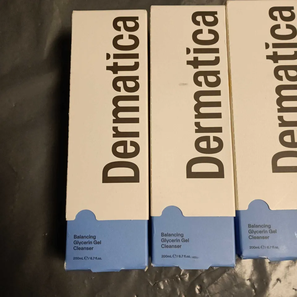 DERMATICA BALANCING GLYCERIN GEL CLEANSER 200ML – PACK OF 4